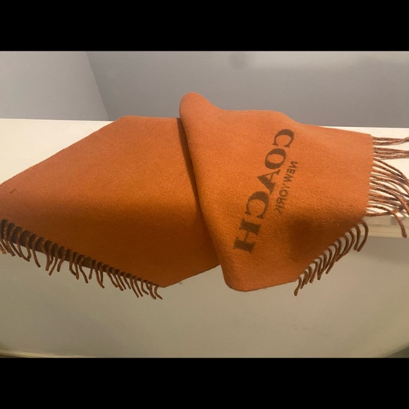 Men’s Coach Reversible Scarf - Picture 1 of 2